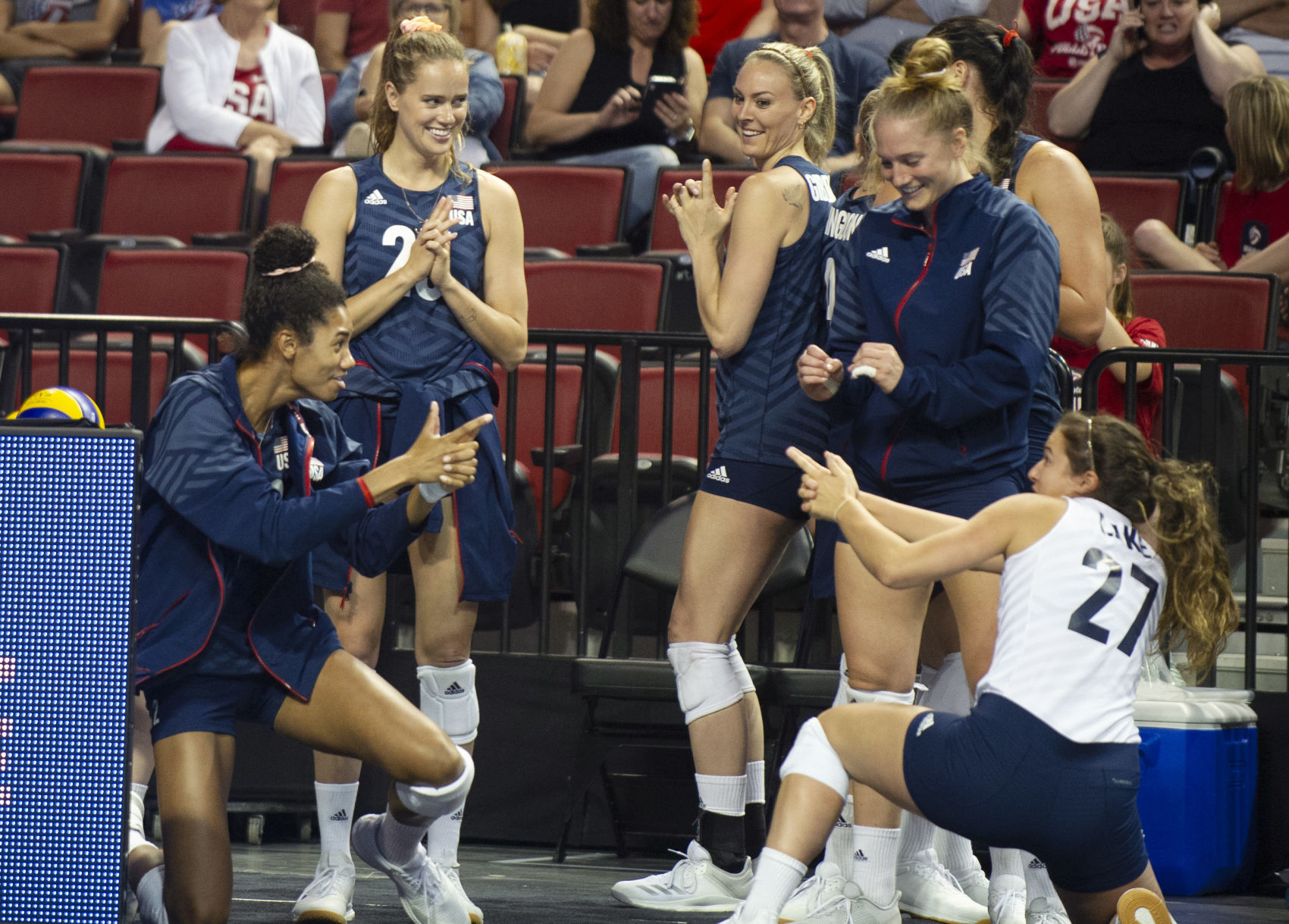 U.S. vs. Korea volleyball, 6.4